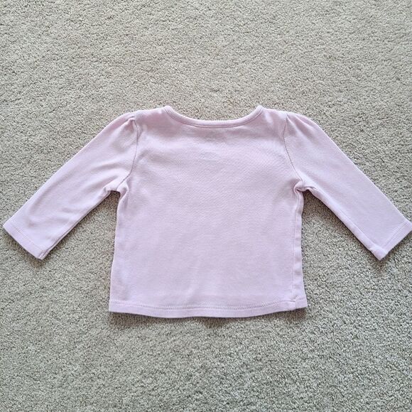 Lot 2 of Baby Girl Long Sleeve Shirts Size 6-12 Months - Picture 11 of 16